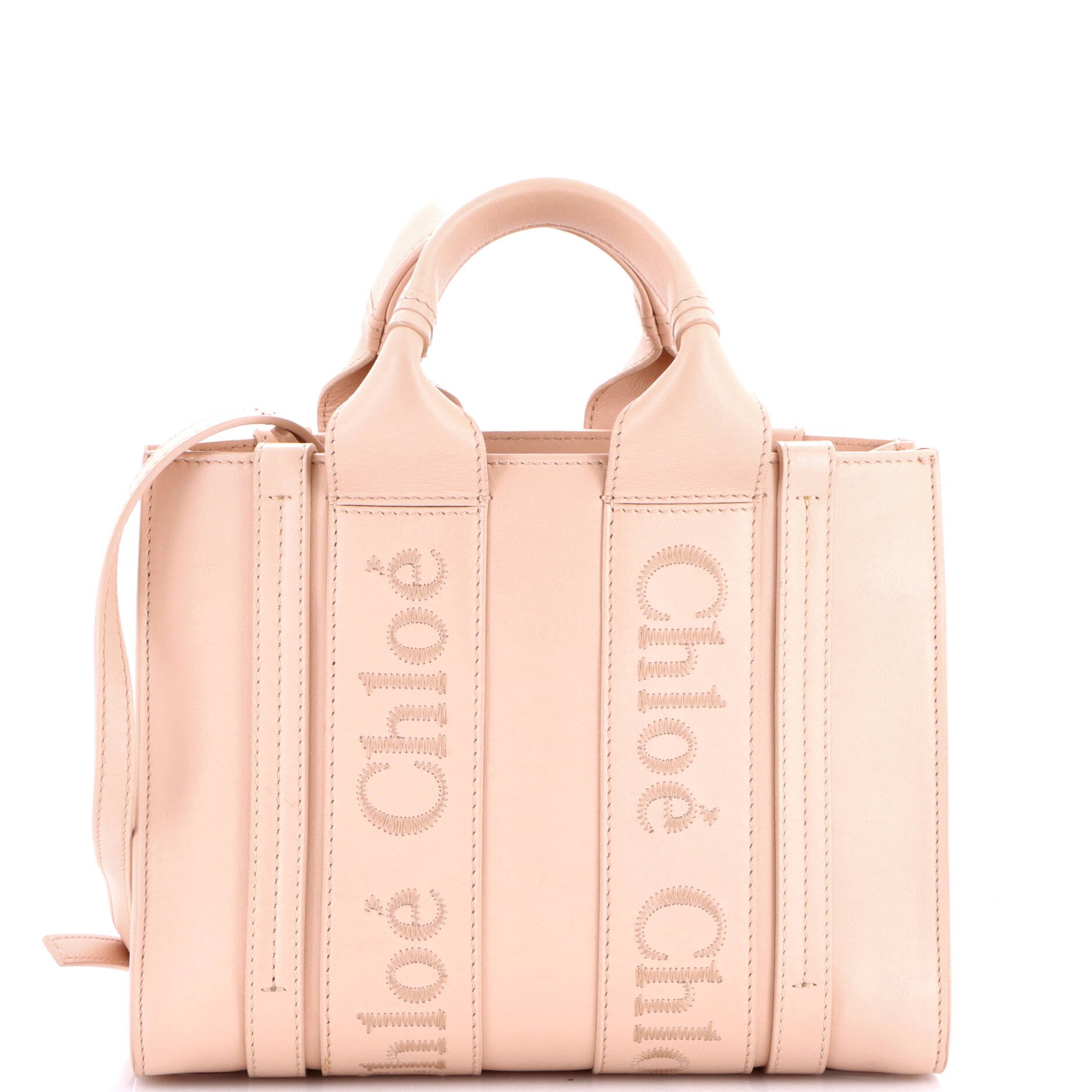 Woody Convertible Tote Leather Small