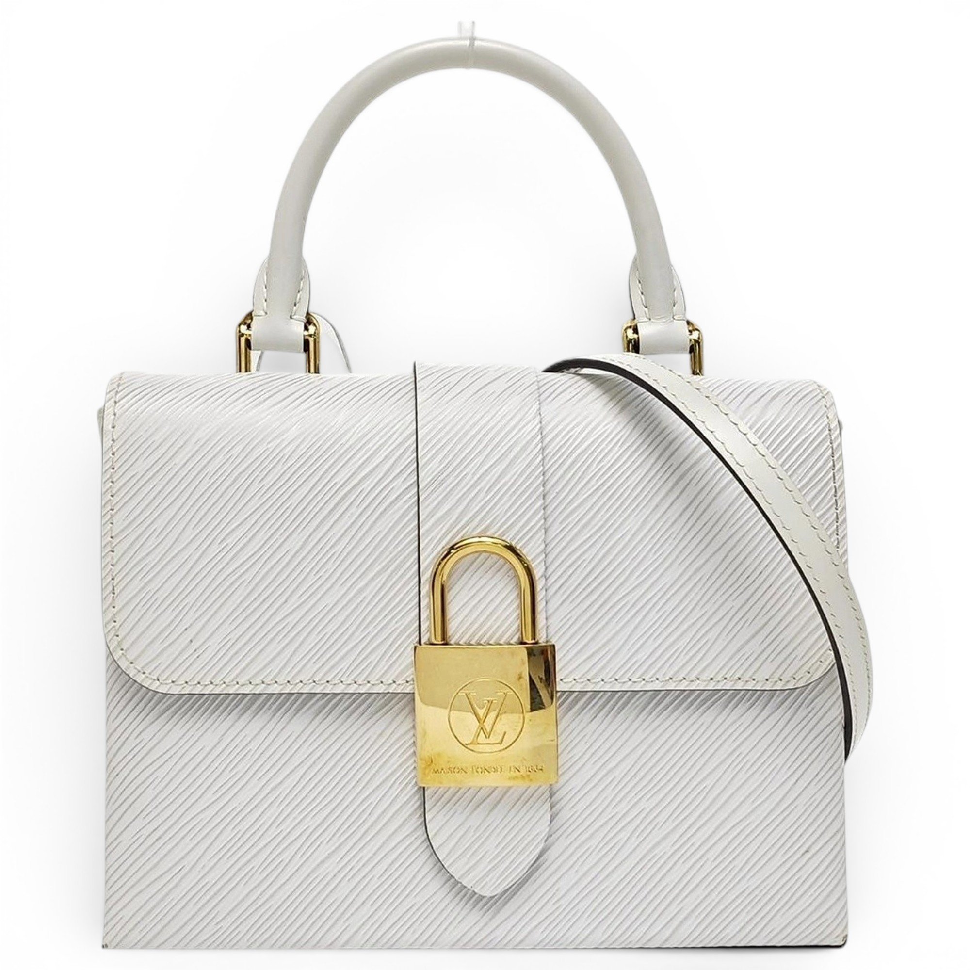 Louis Vuitton Locky BB leather handbag