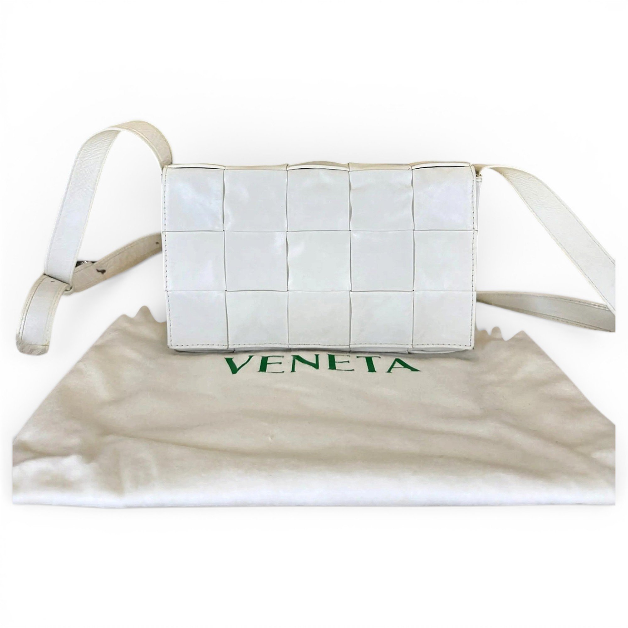 Cassette leather crossbody bag