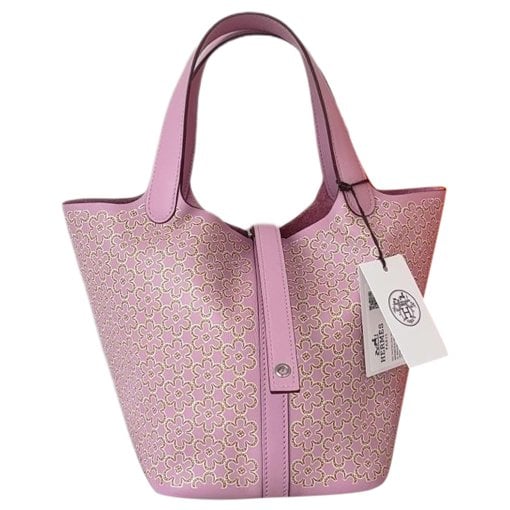 Picotin leather handbag