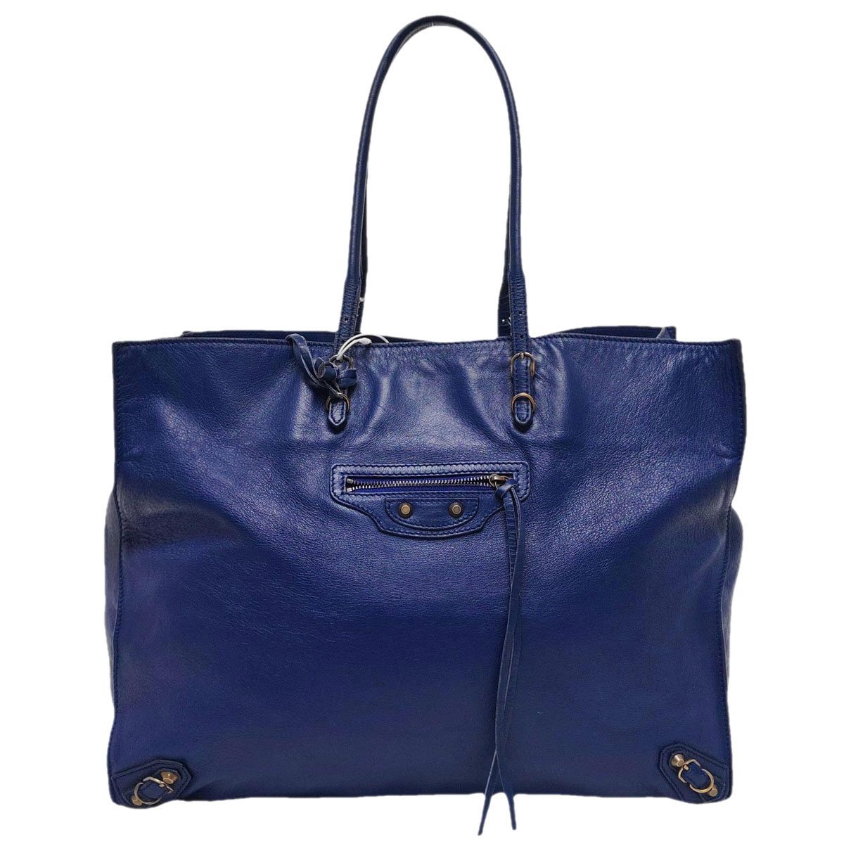 Papier leather handbag