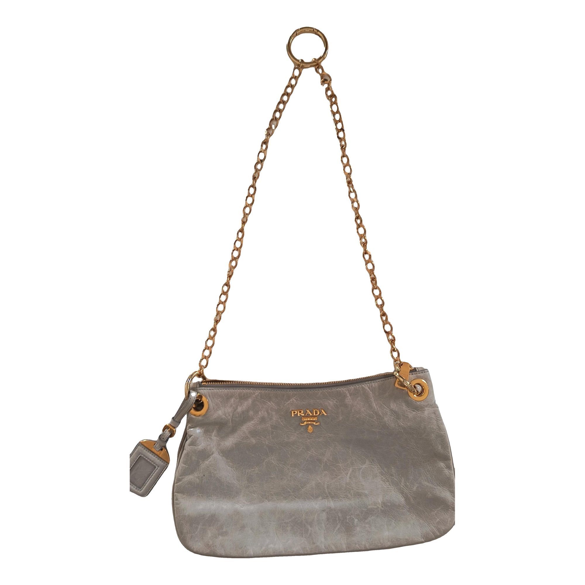 Leather clutch bag