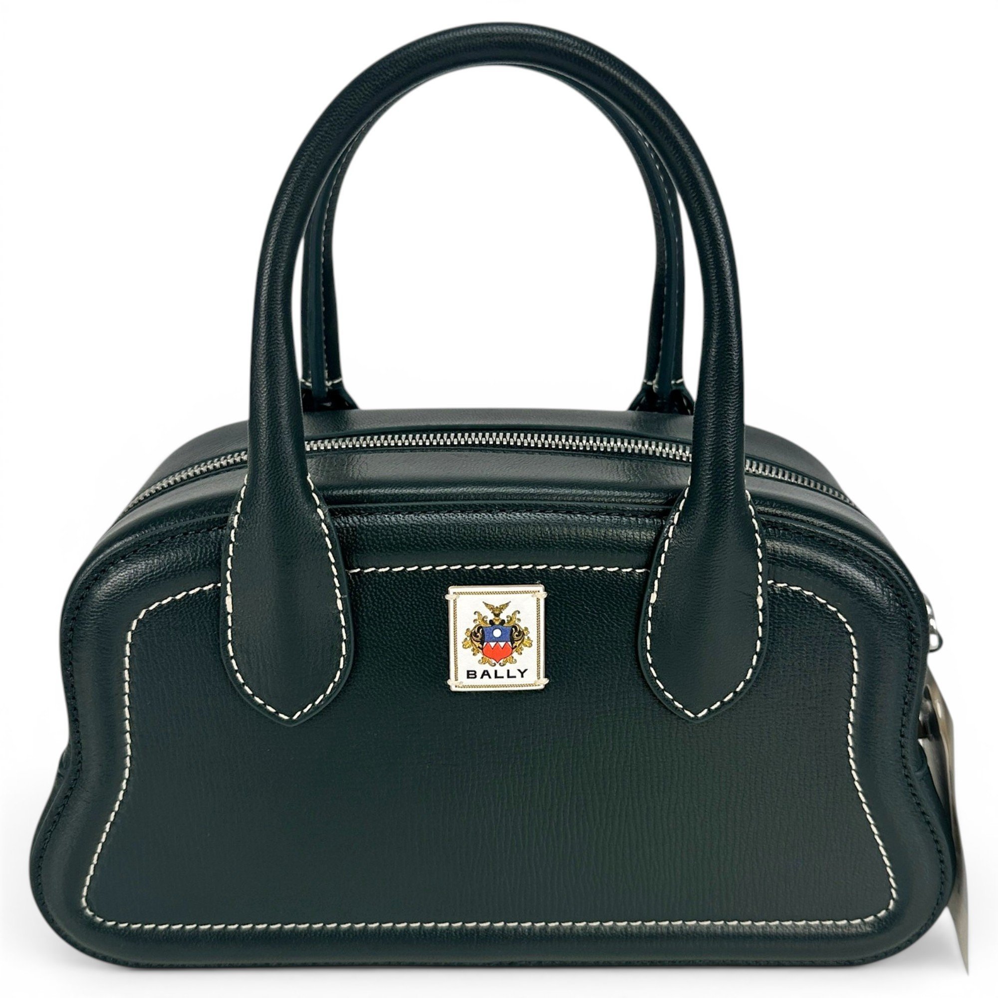 Bally Leather bowling bag