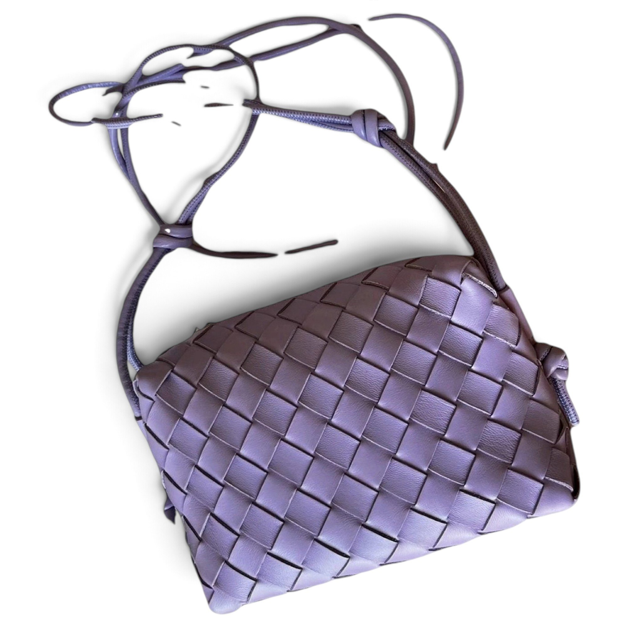 Loop leather crossbody bag