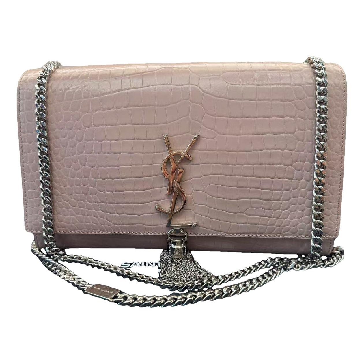 Pompom Kate leather handbag