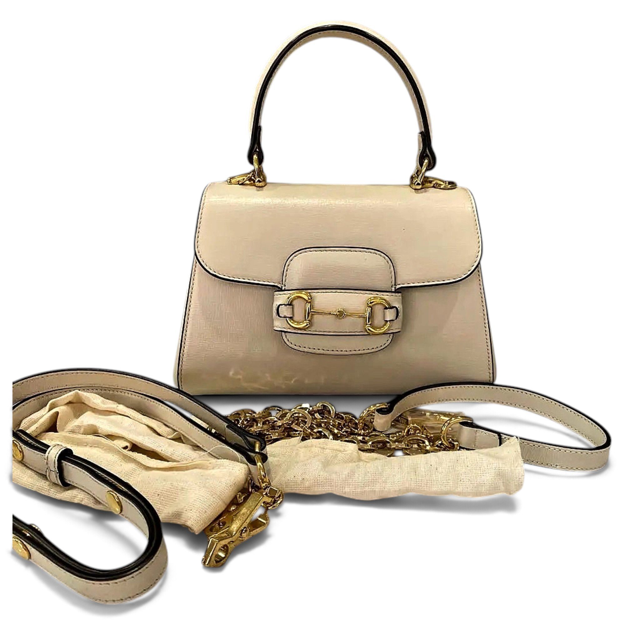 Handle Horsebit 1955 leather handbag