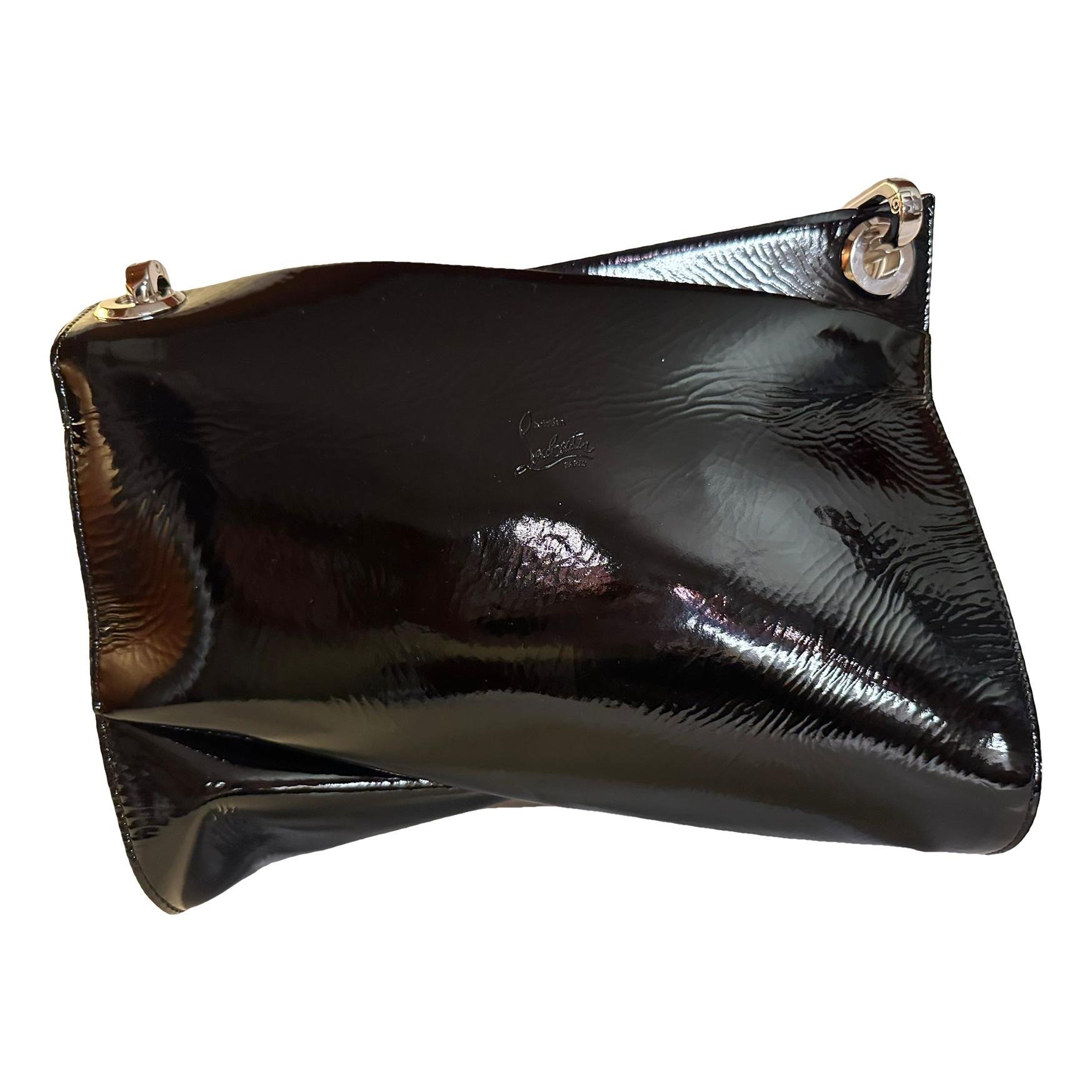 Leather clutch bag