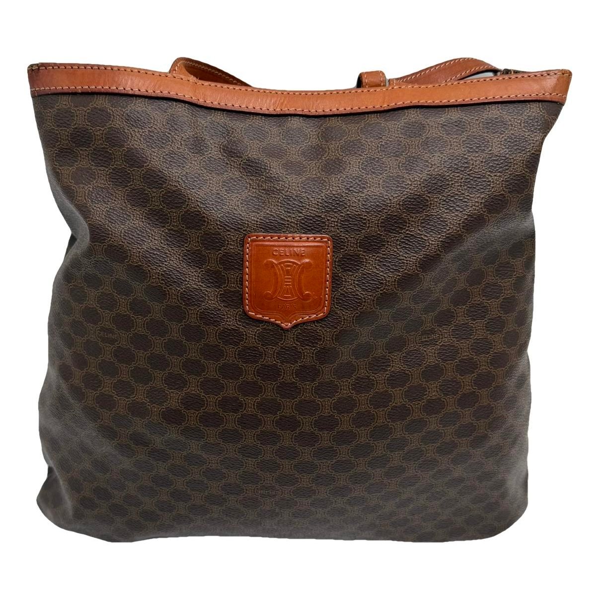 Triomphe leather tote