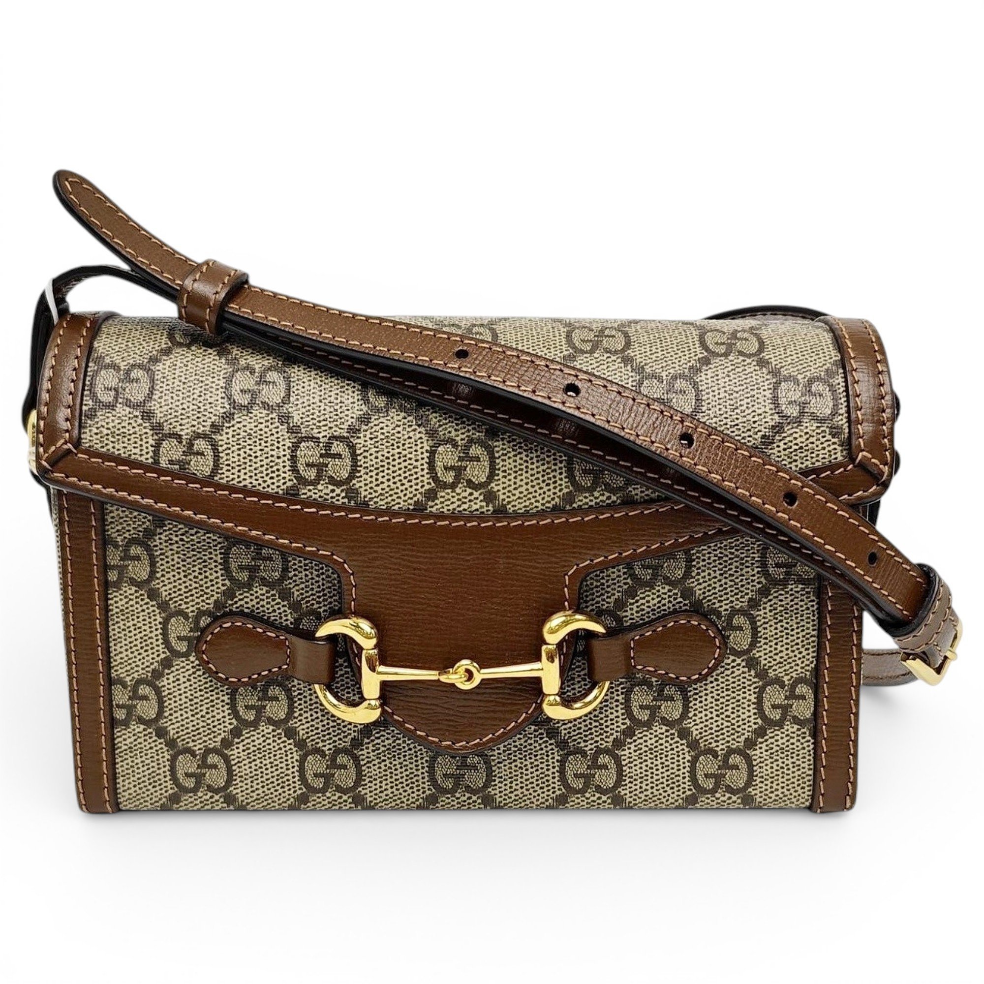 Handle Horsebit 1955 leather handbag