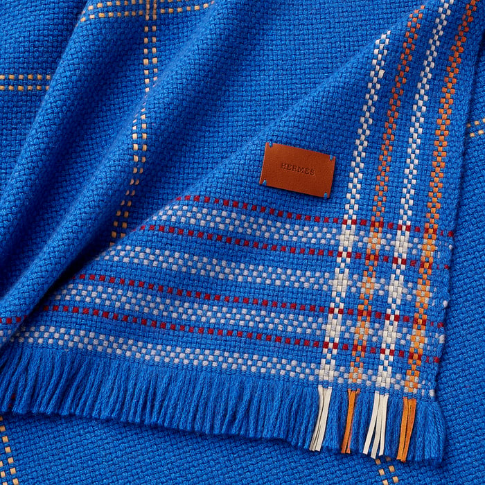 Bleu Roi H Navette Blanket