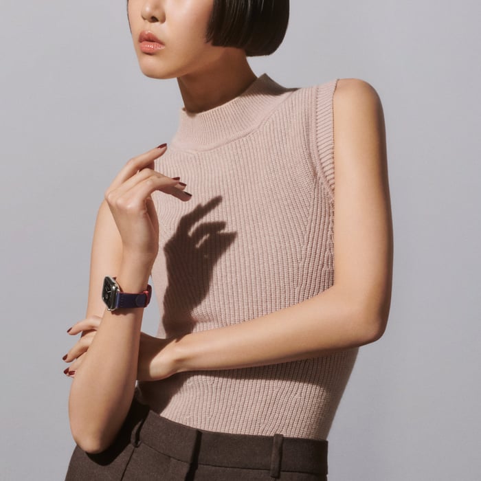 Band Apple Watch Hermès Single Tour 41 MM Twill Jump