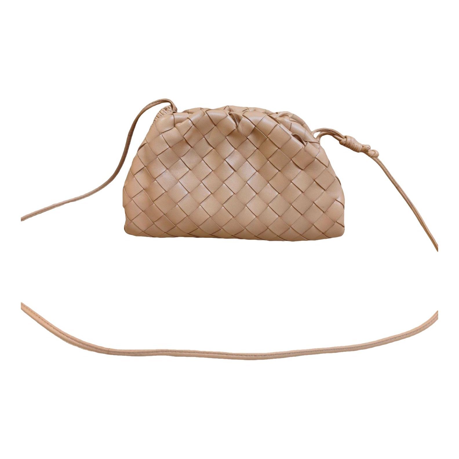 Pouch leather handbag