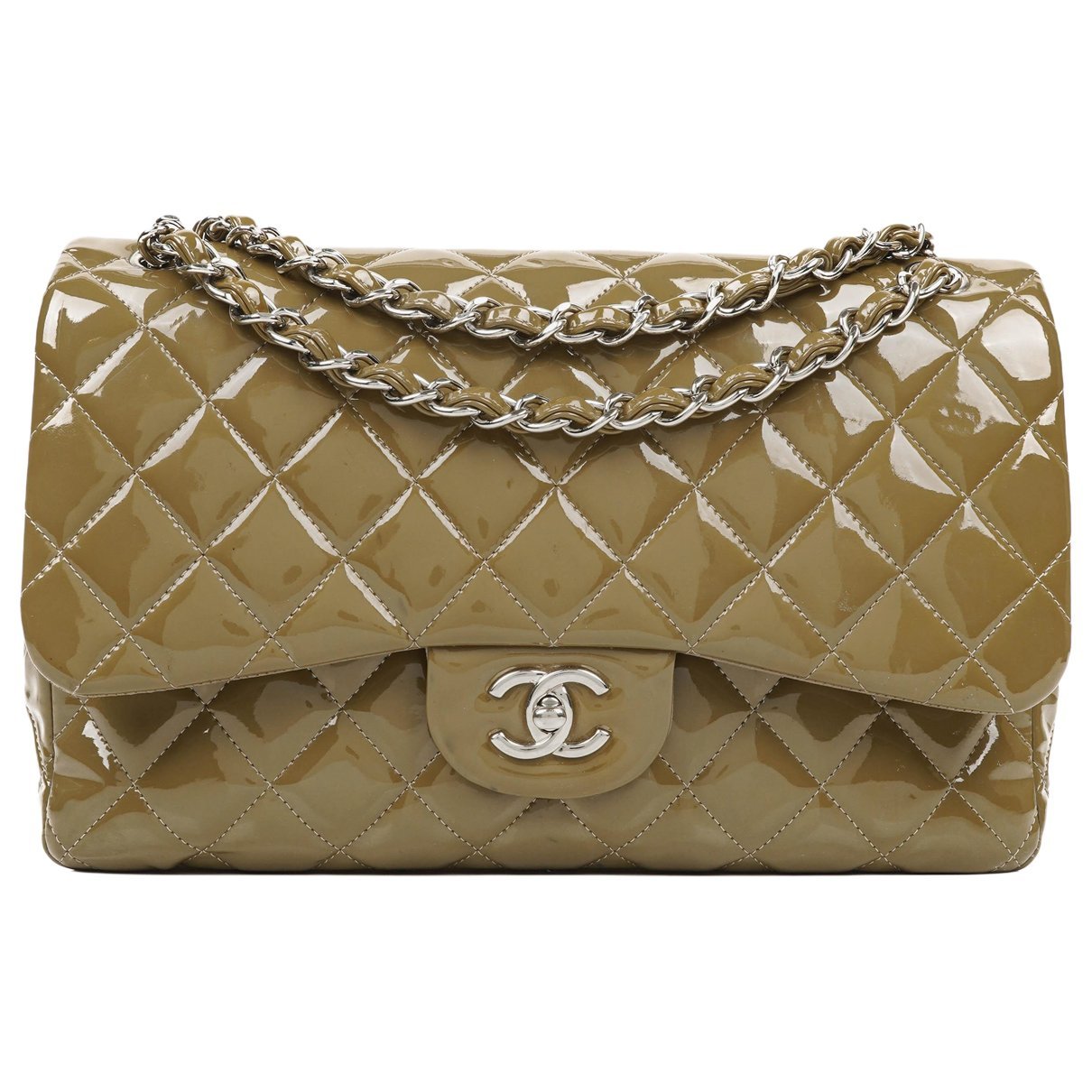 Timeless/Classique patent leather handbag