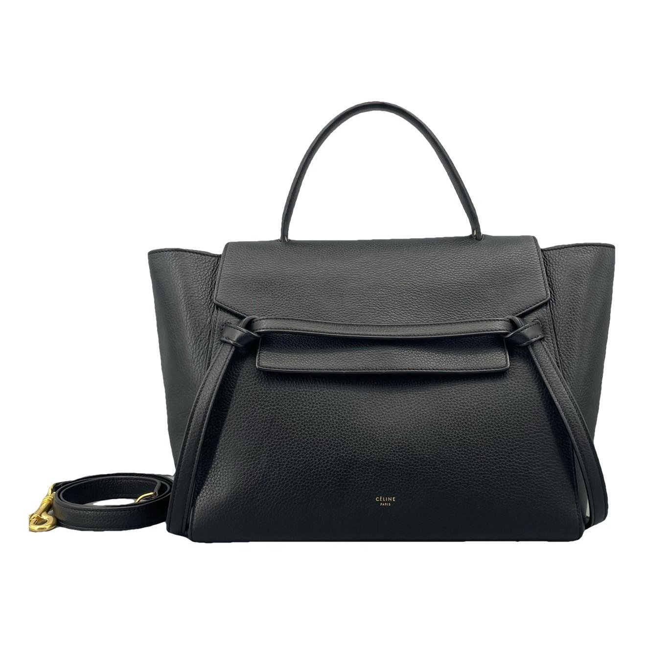 Belt leather handbag