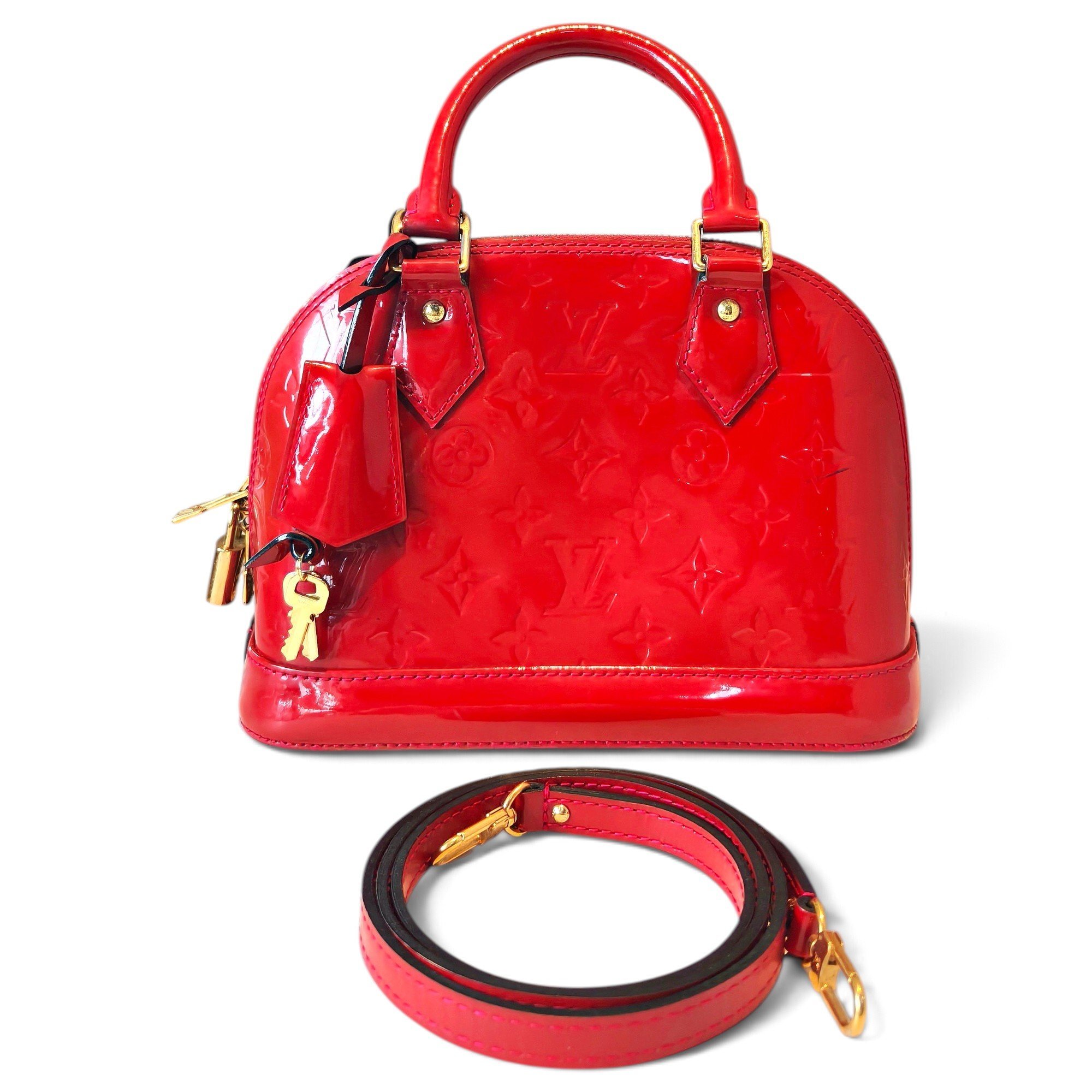 Alma patent leather bag