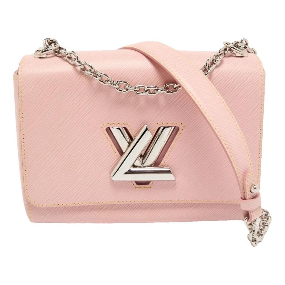 Twist leather handbag