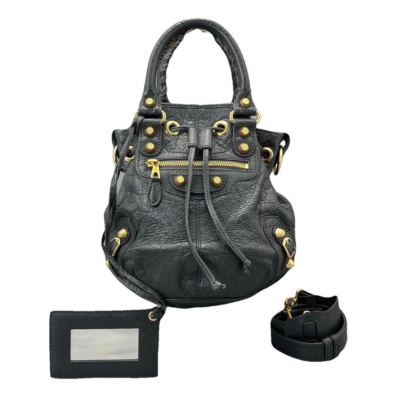 Leather mini bag