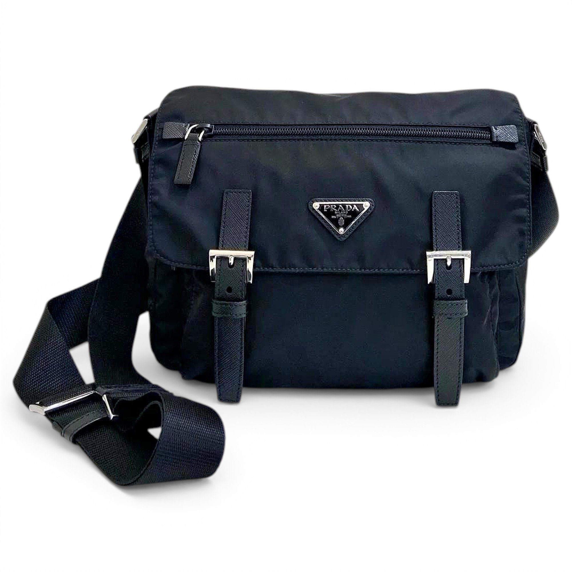 Leather crossbody bag