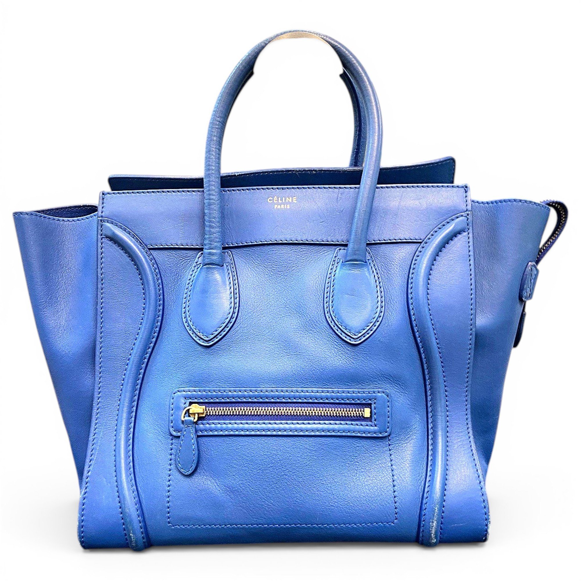 Luggage leather handbag