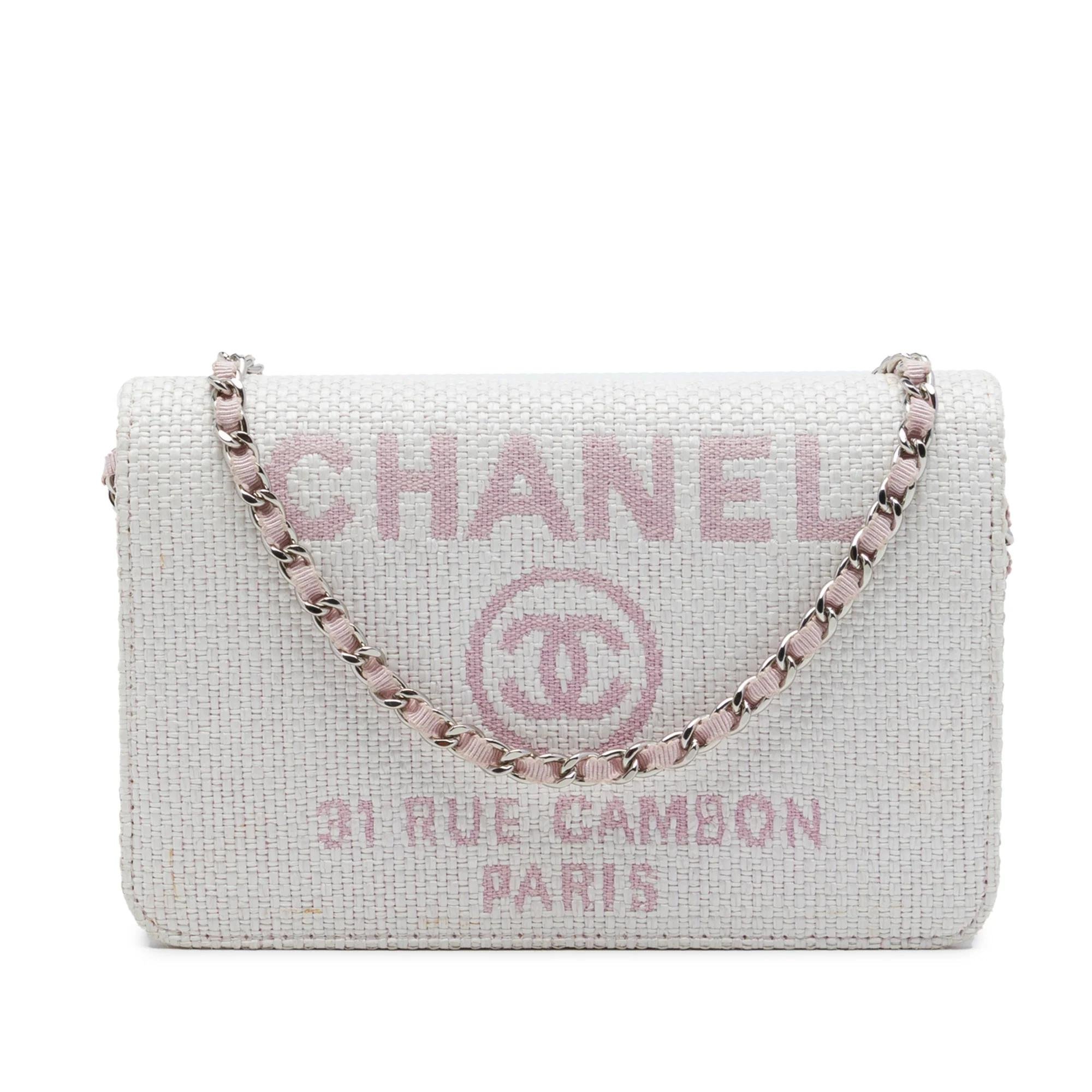 Wallet On Chain Timeless/Classique cloth handbag