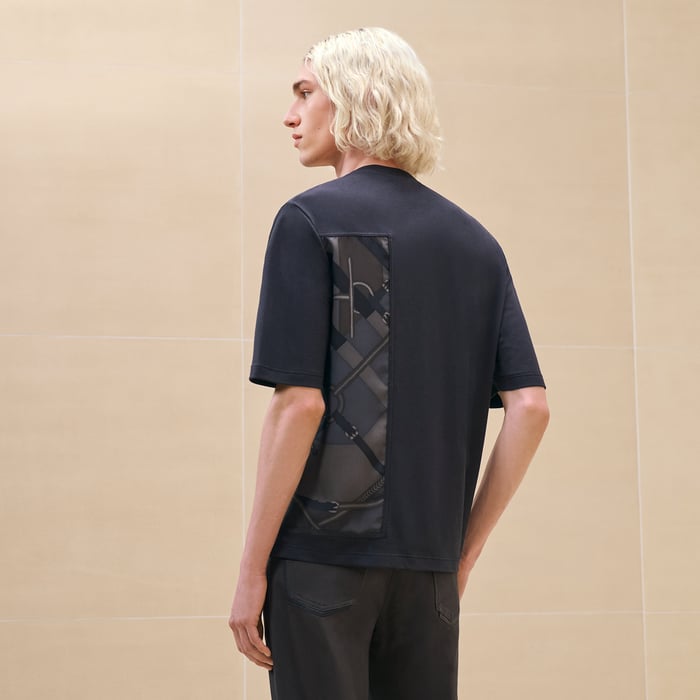 Noir "Parcours Sans Faute Decadre" T-shirt