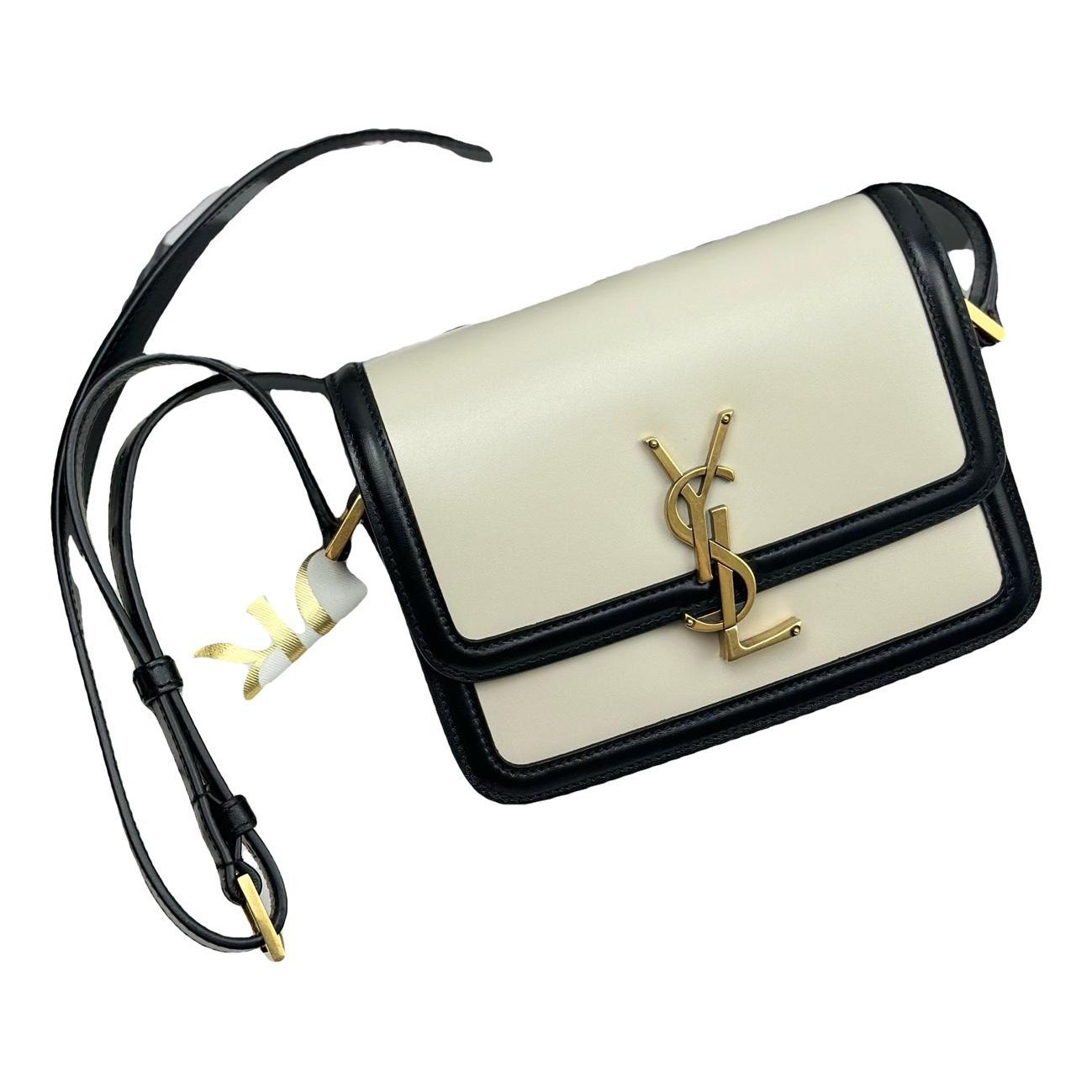Solférino leather handbag