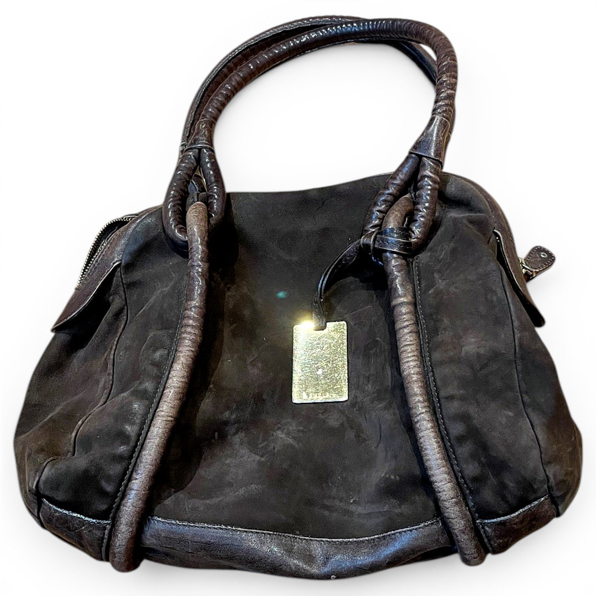 Leather handbag