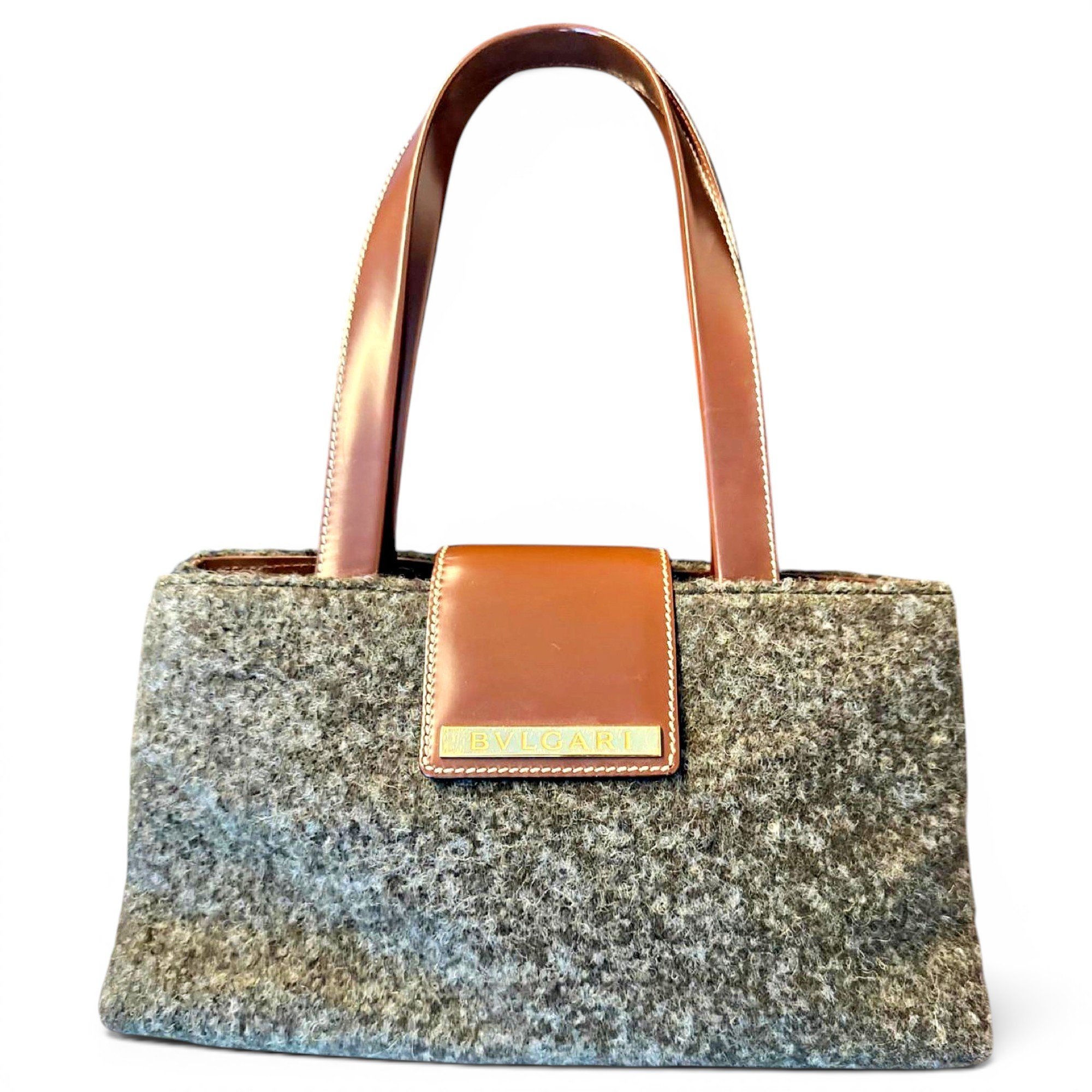Wool handbag
