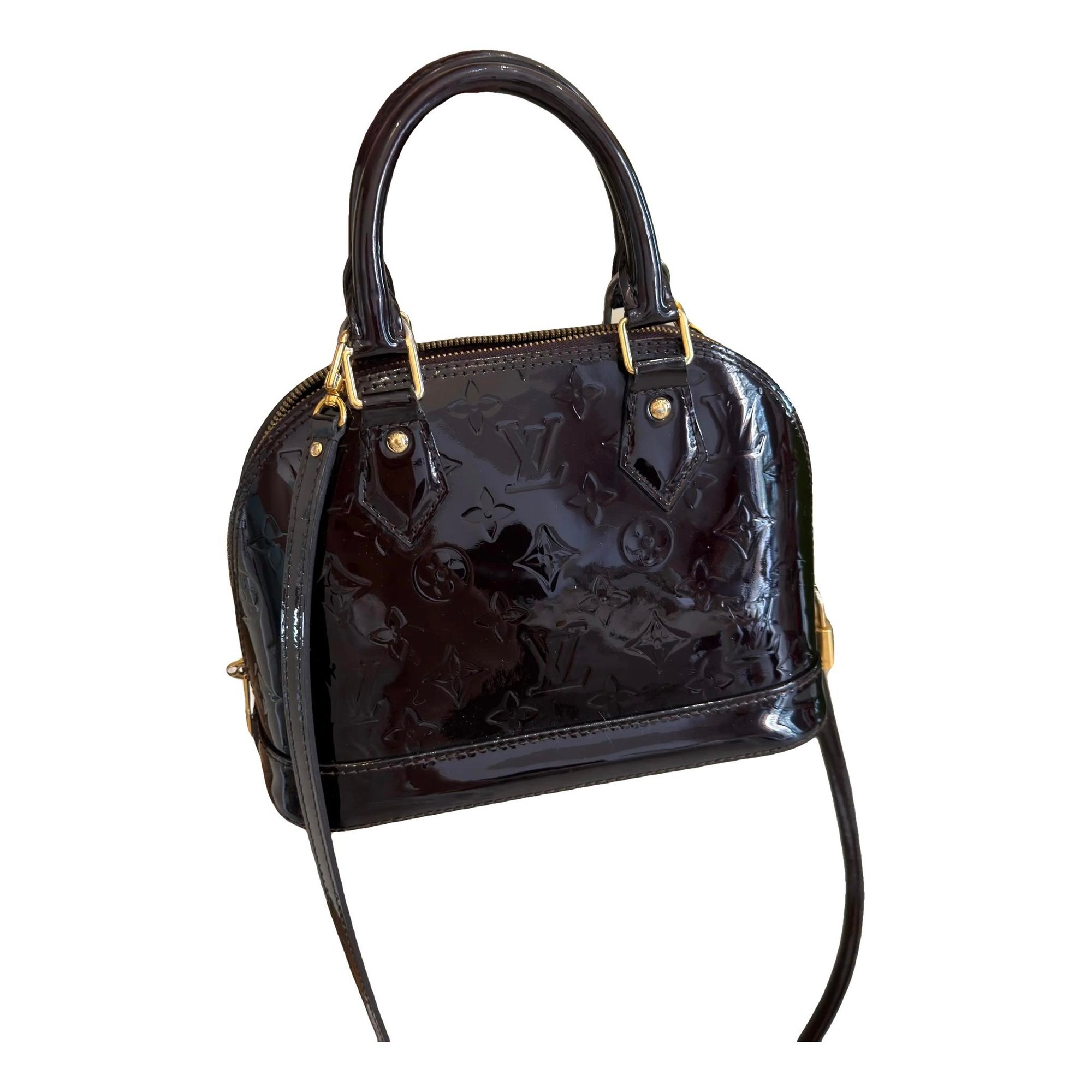 Alma BB patent leather handbag