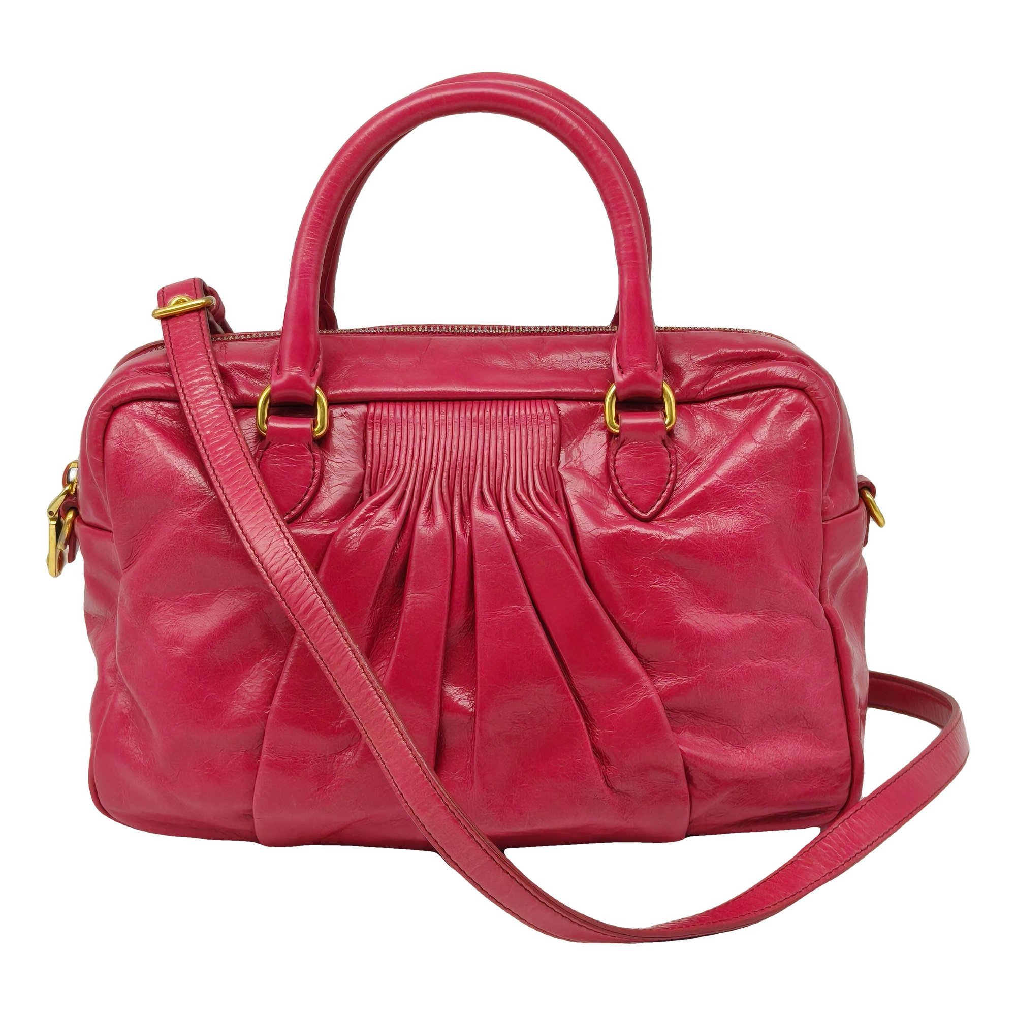 Leather handbag