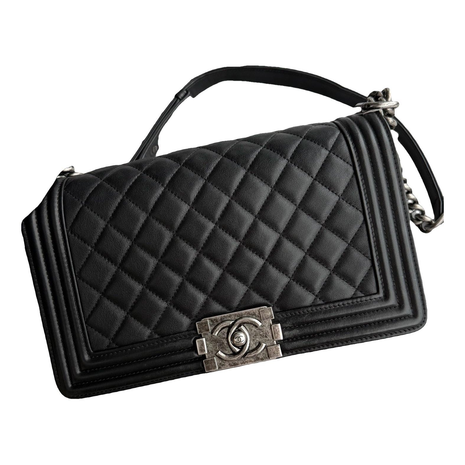 Boy leather crossbody bag