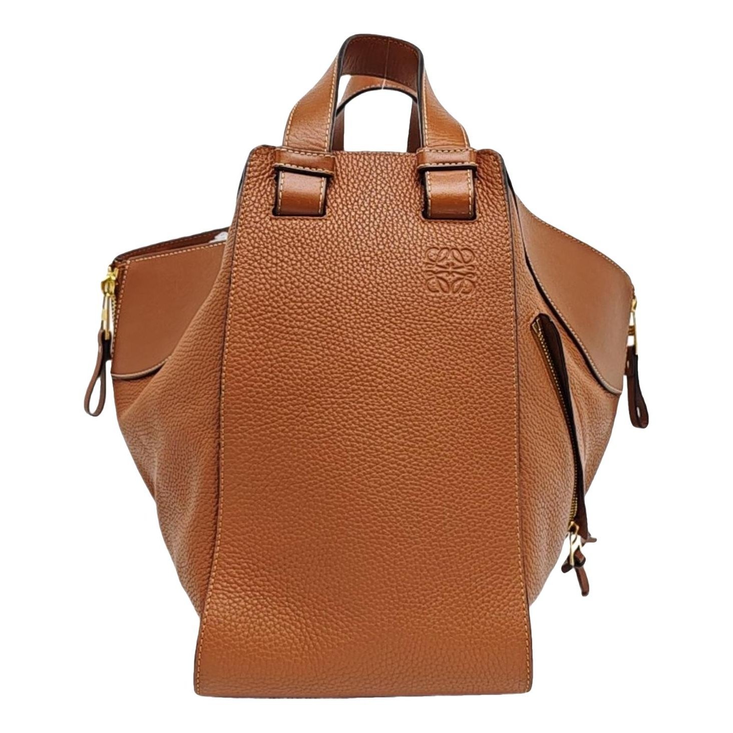 Hammock leather handbag