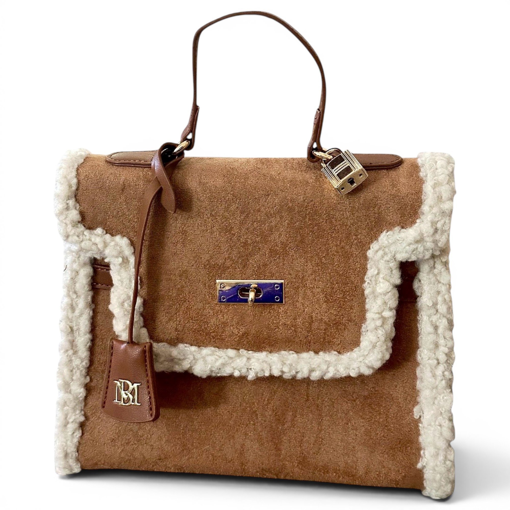 Vegan leather satchel