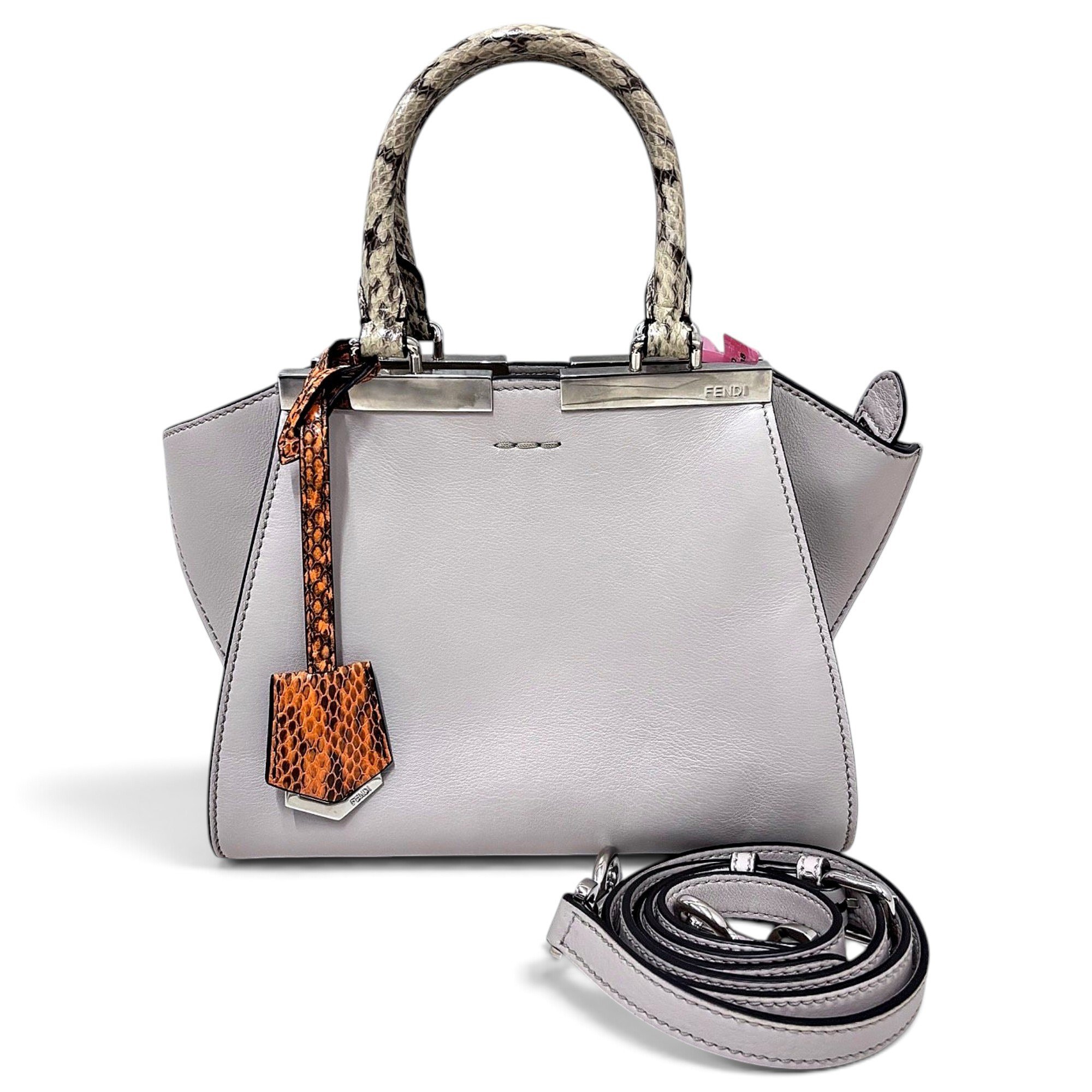 Peekaboo leather handbag
