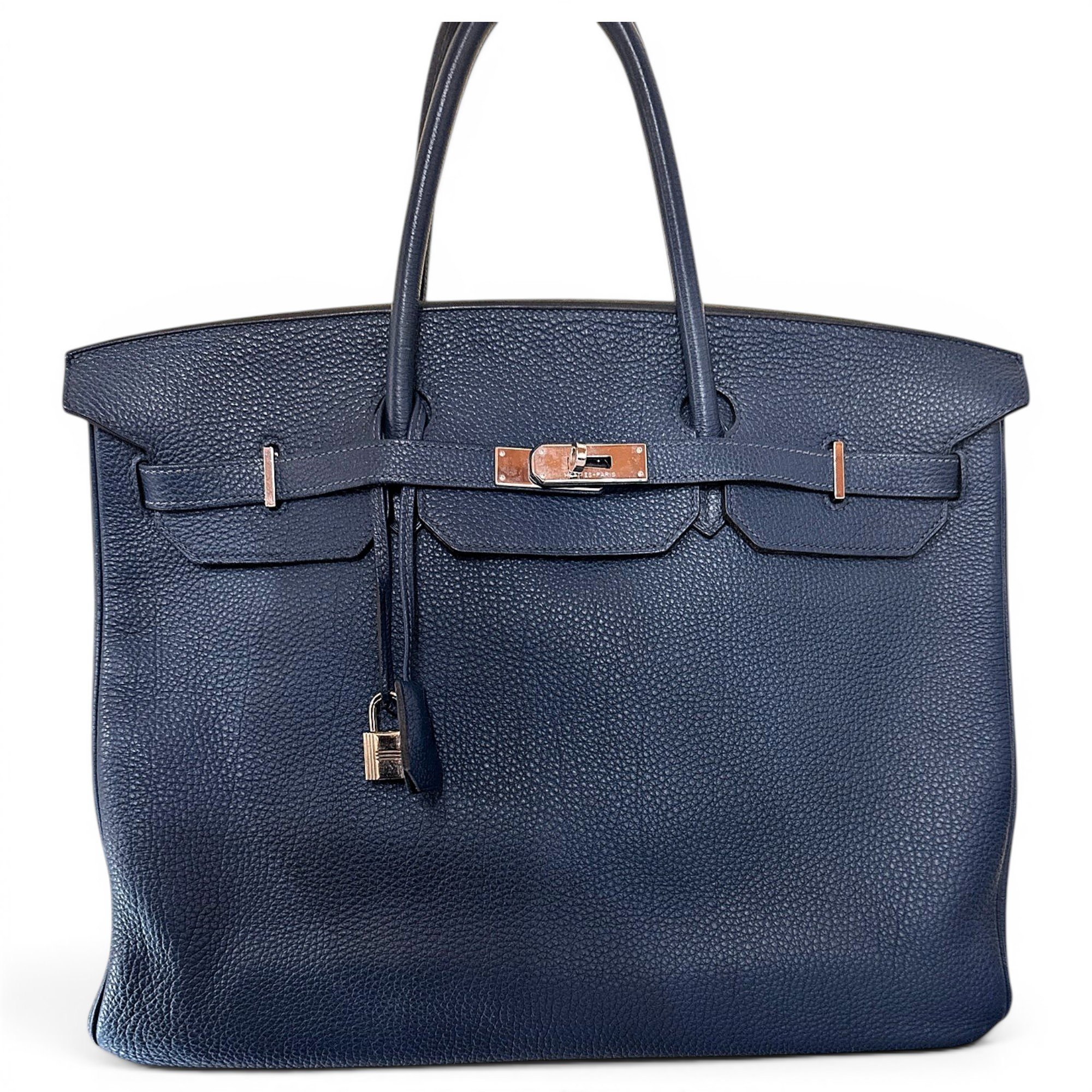Birkin 40 leather handbag