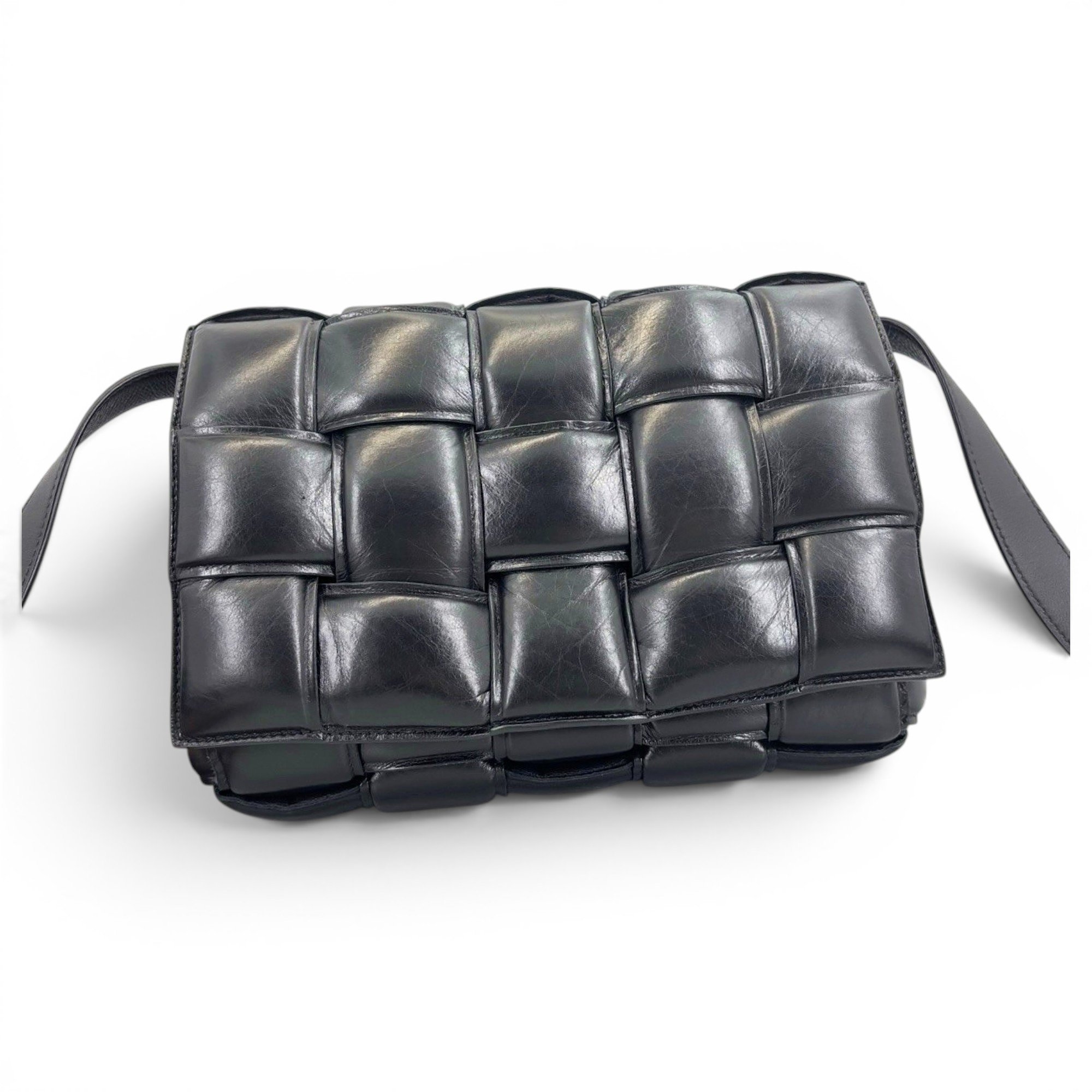 Cassette Padded leather handbag