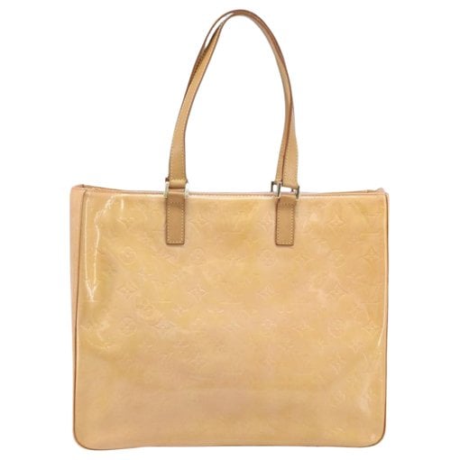 Columbus patent leather tote