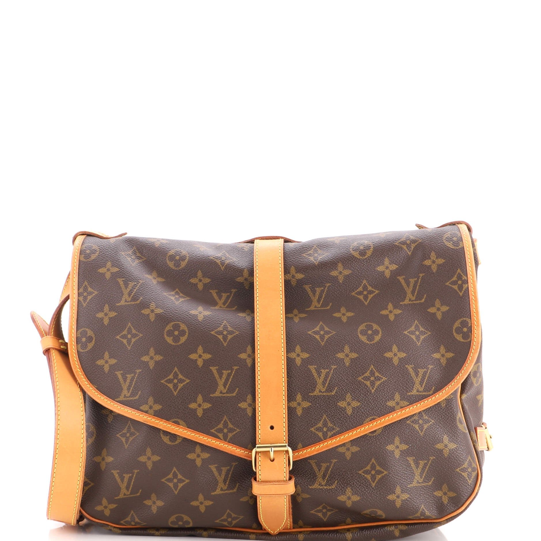 Saumur Handbag Monogram Canvas 35