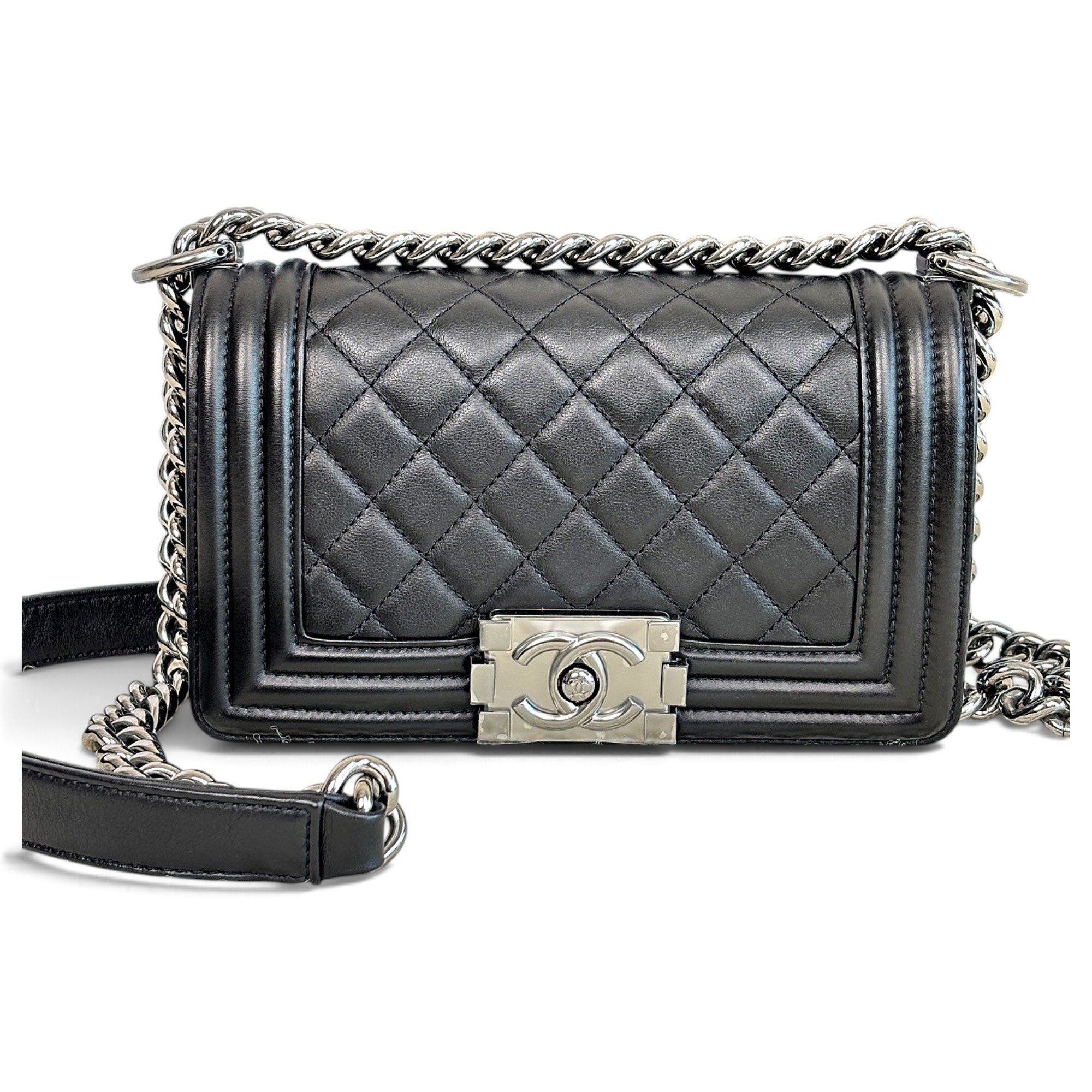 Boy leather crossbody bag