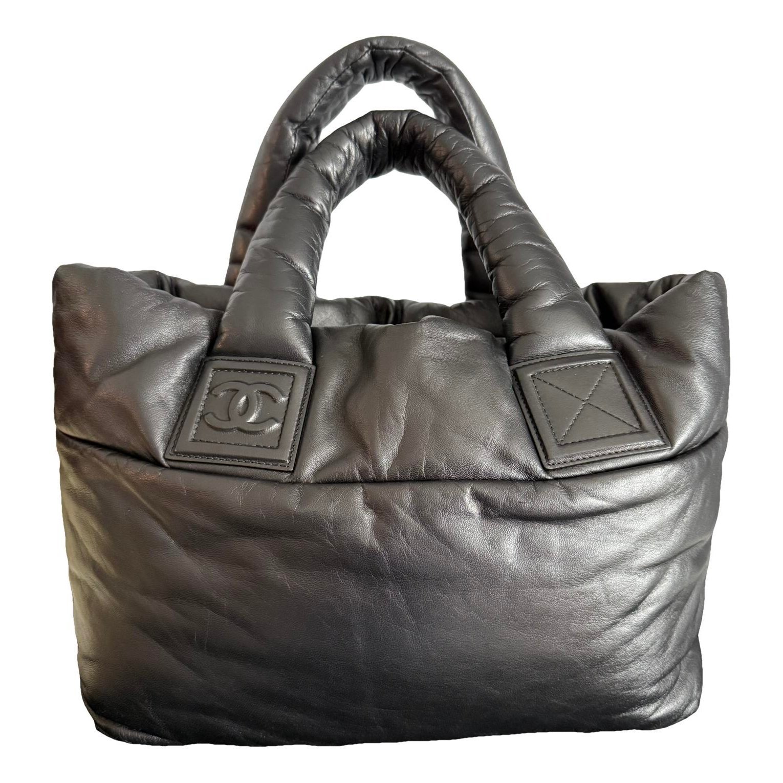 Cocoon leather handbag