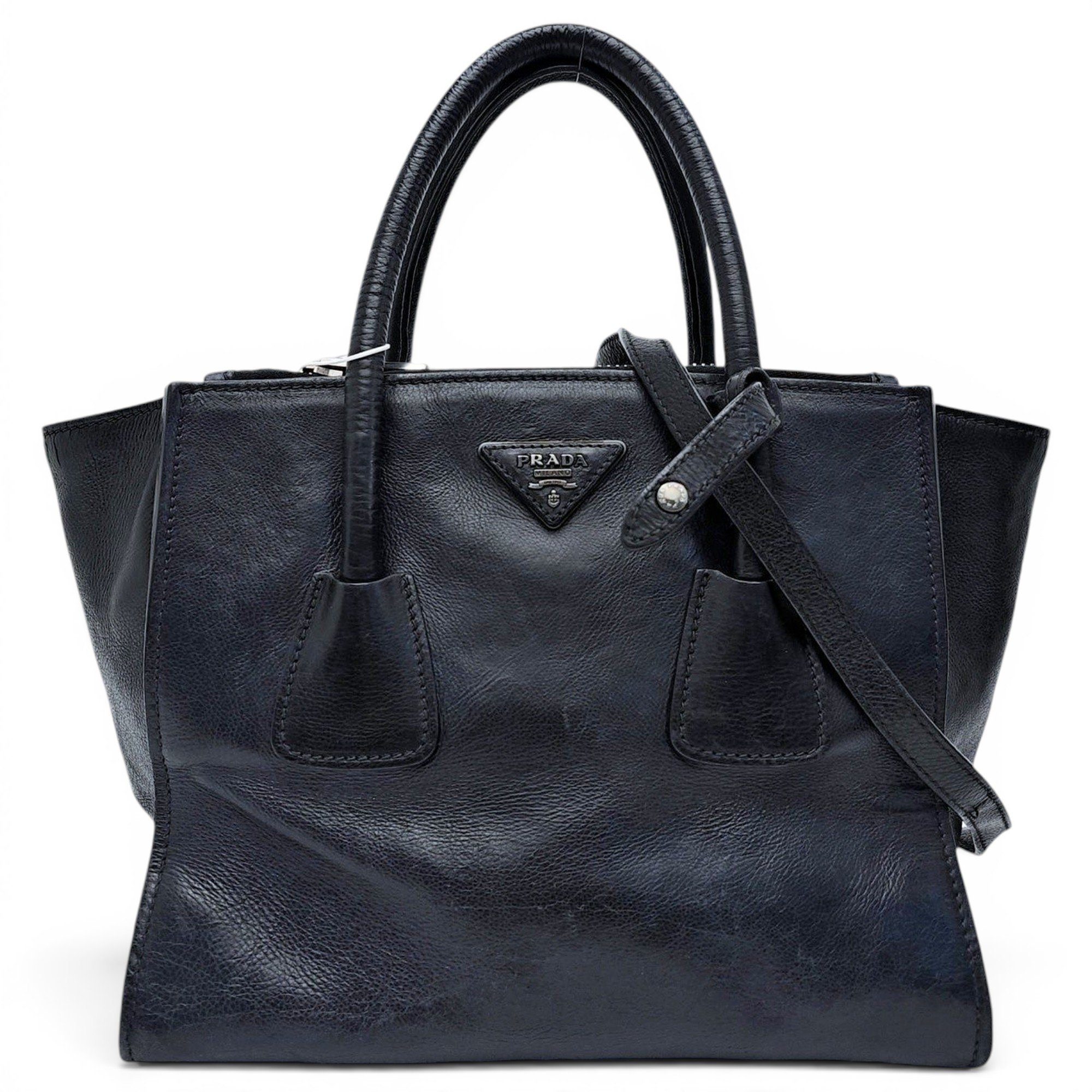 Leather handbag