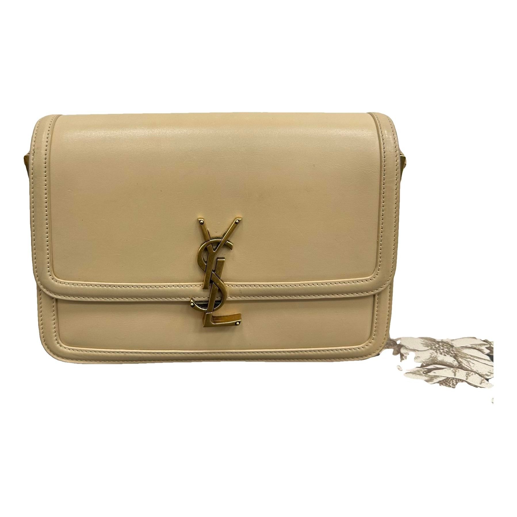 Solférino leather handbag