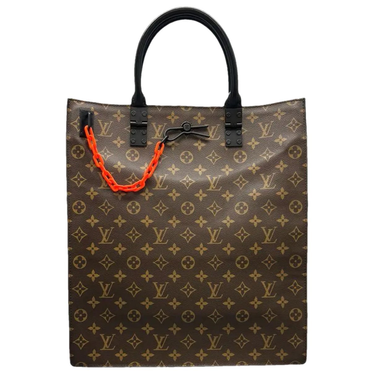 Plat vinyl handbag