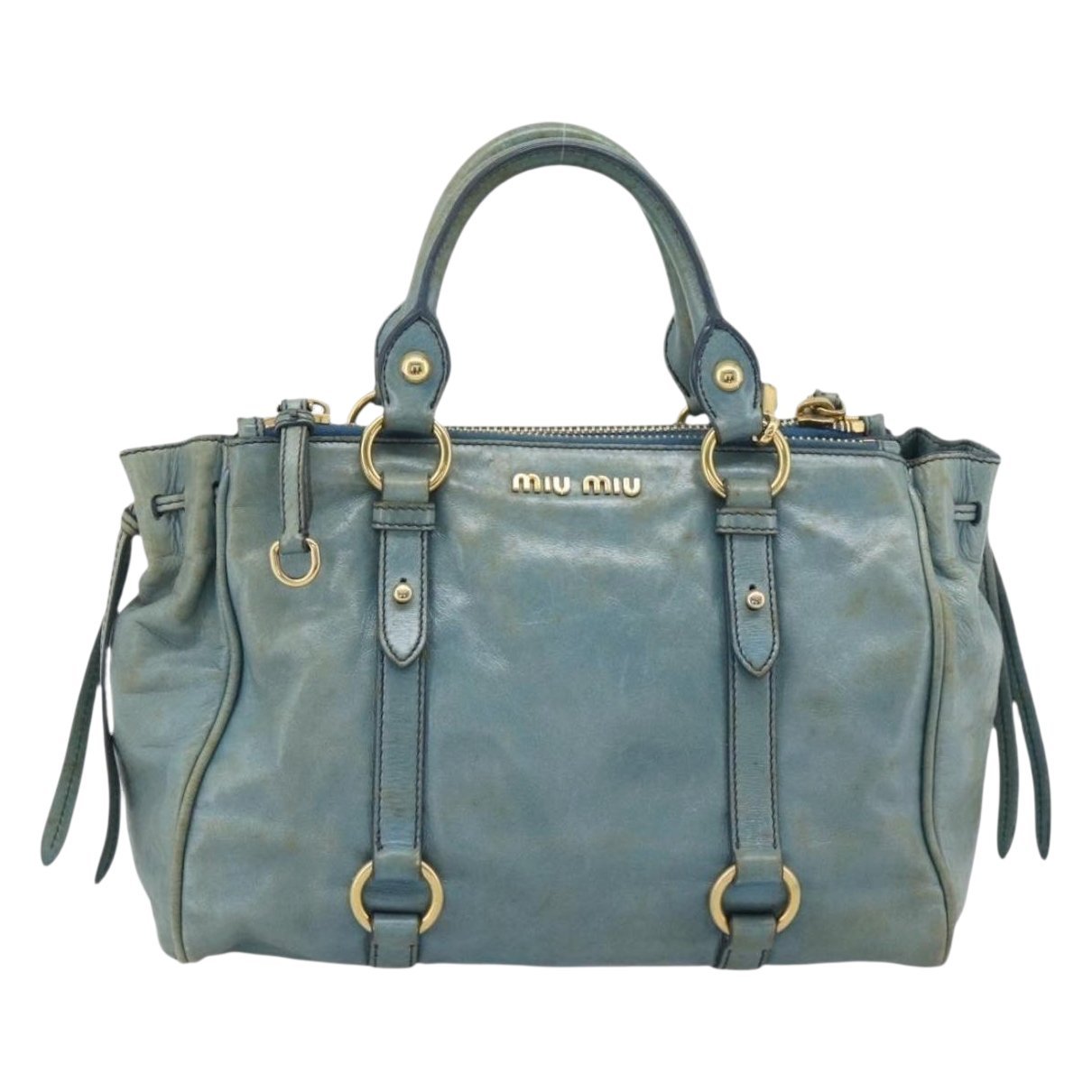 Matelassé leather handbag