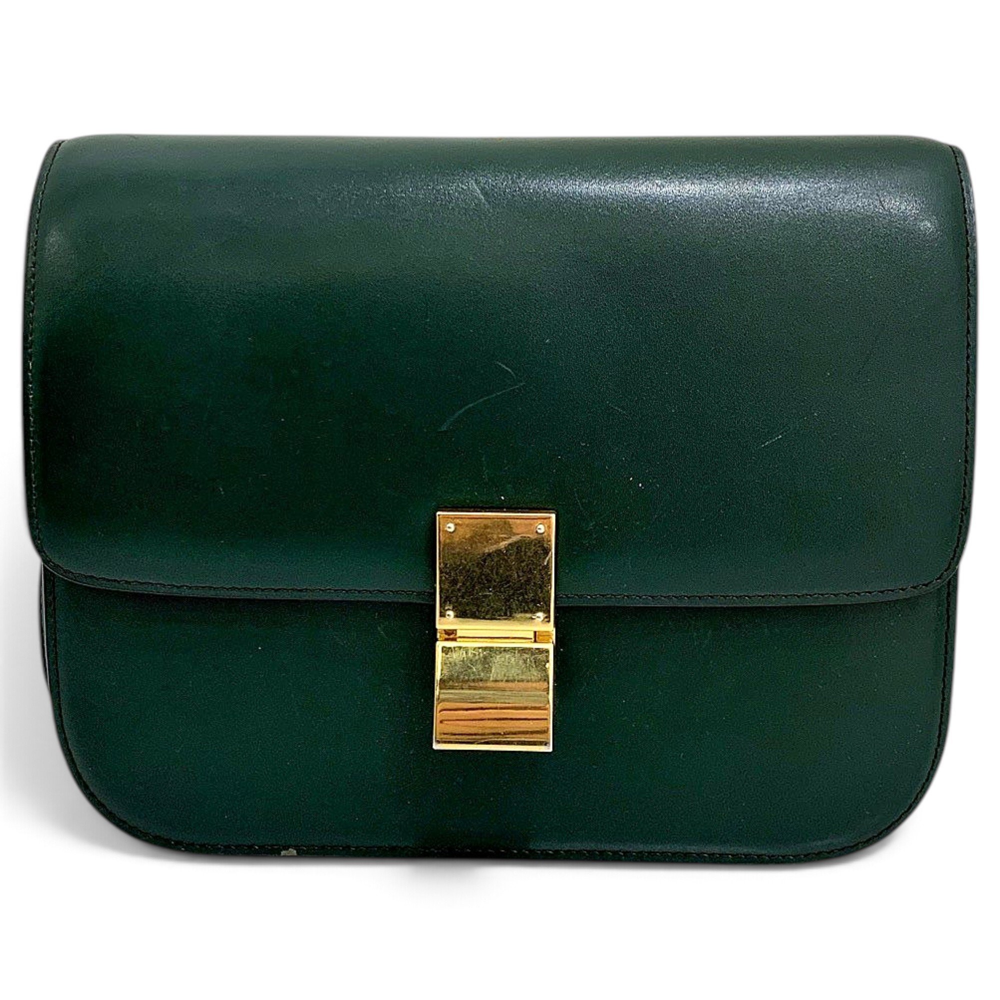 Classic leather crossbody bag