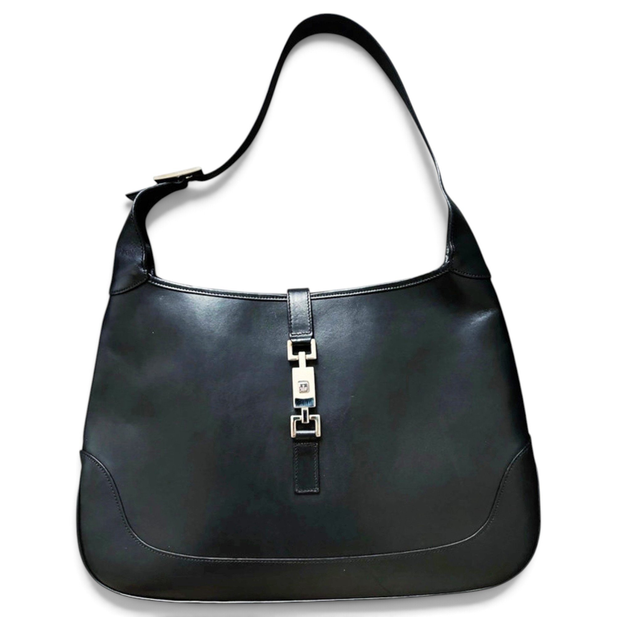 Jackie leather clutch bag