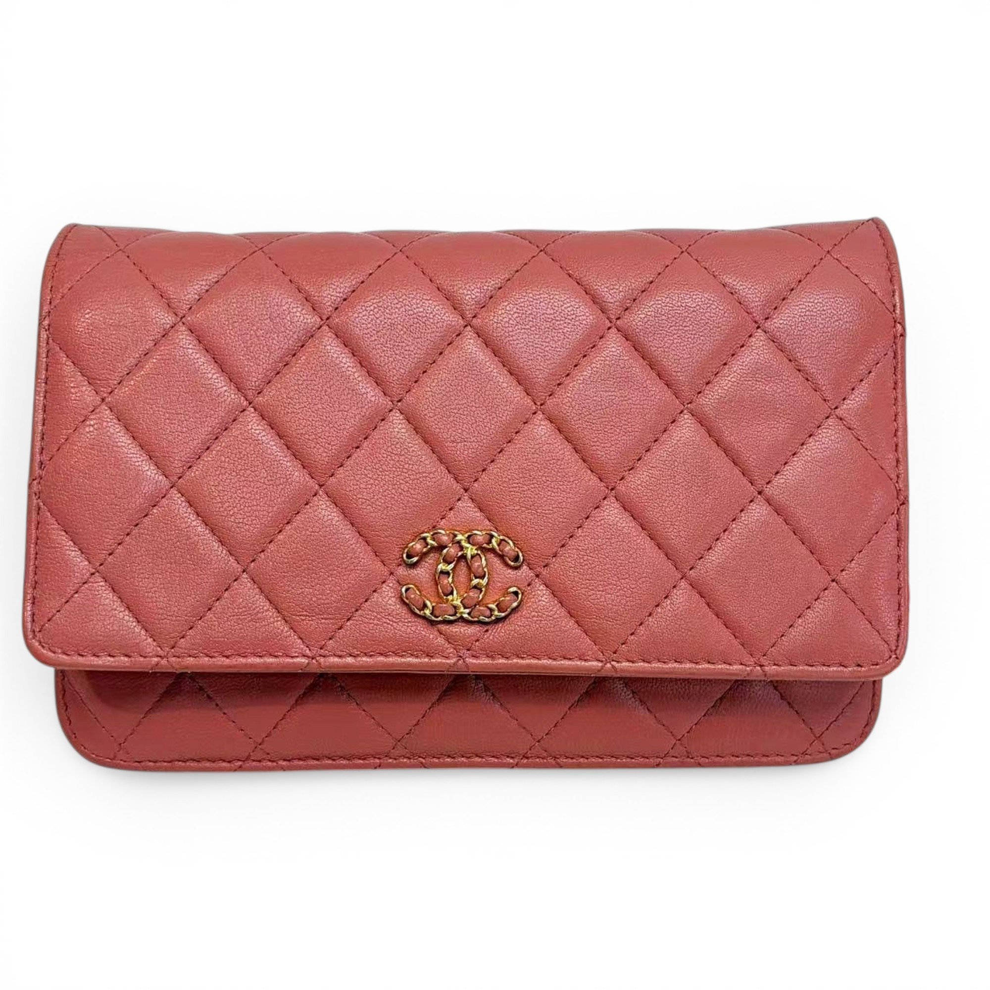 Wallet On Chain Timeless/Classique leather handbag