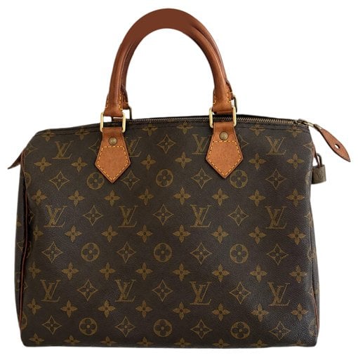 Speedy leather handbag