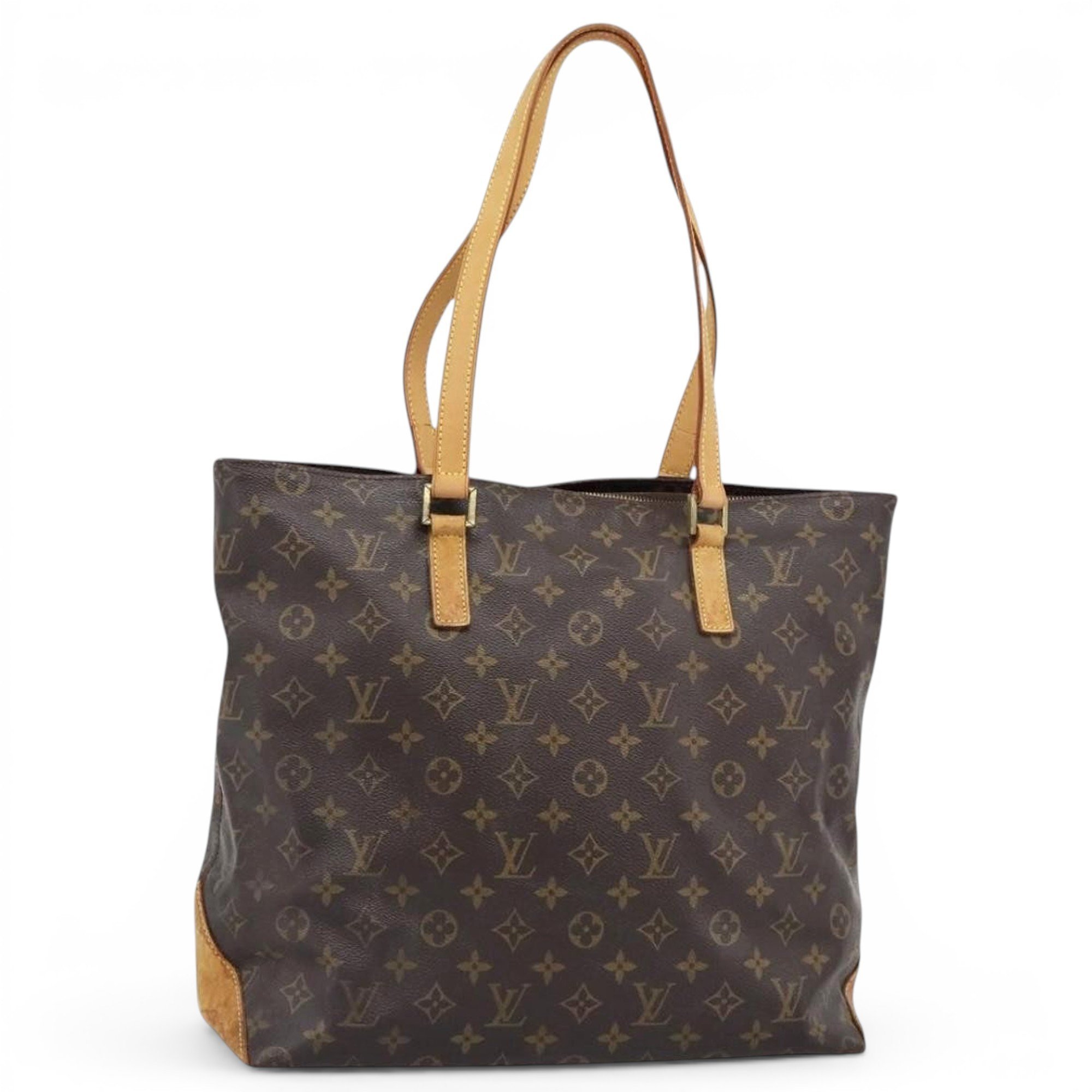 Piano leather tote