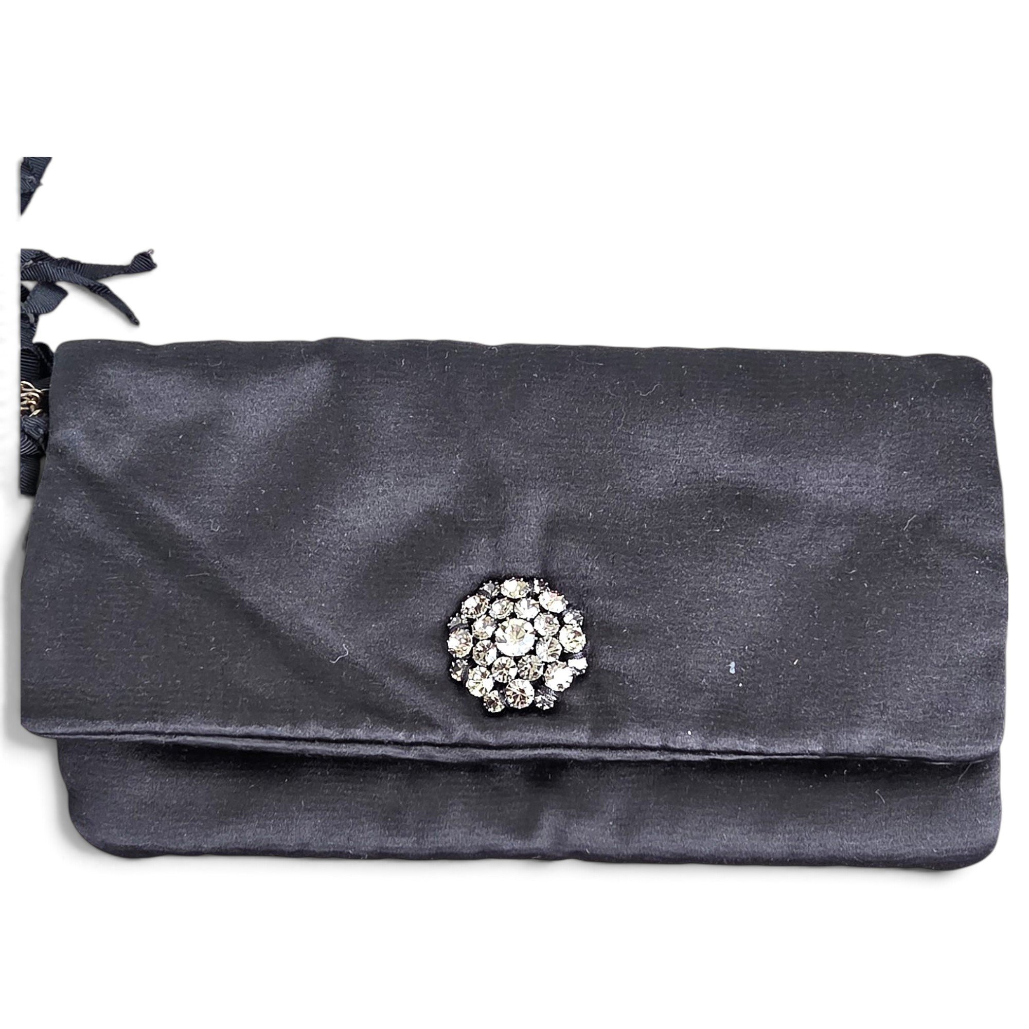 Silk clutch bag